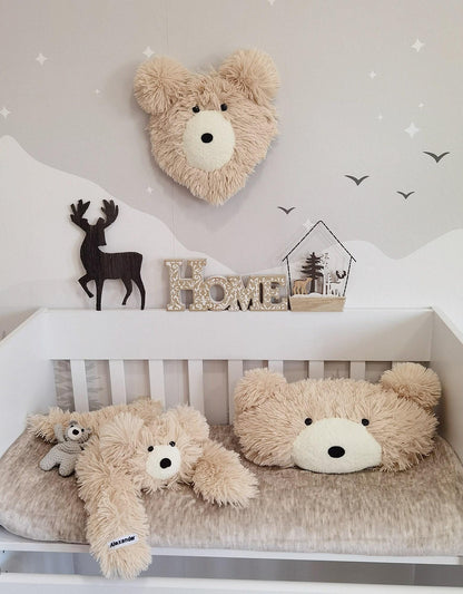 Bear Rug Woodland Adventure Baby Boy - DECORLINA