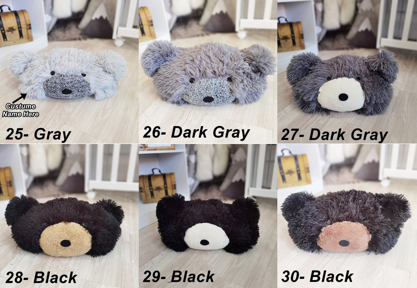 Handcrafted Panda Bear Pillow: Plush Nursery Decor