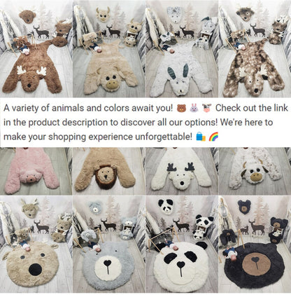 Handmade Plush Bear Pillow: Cozy Nursery Decor, Personalizable