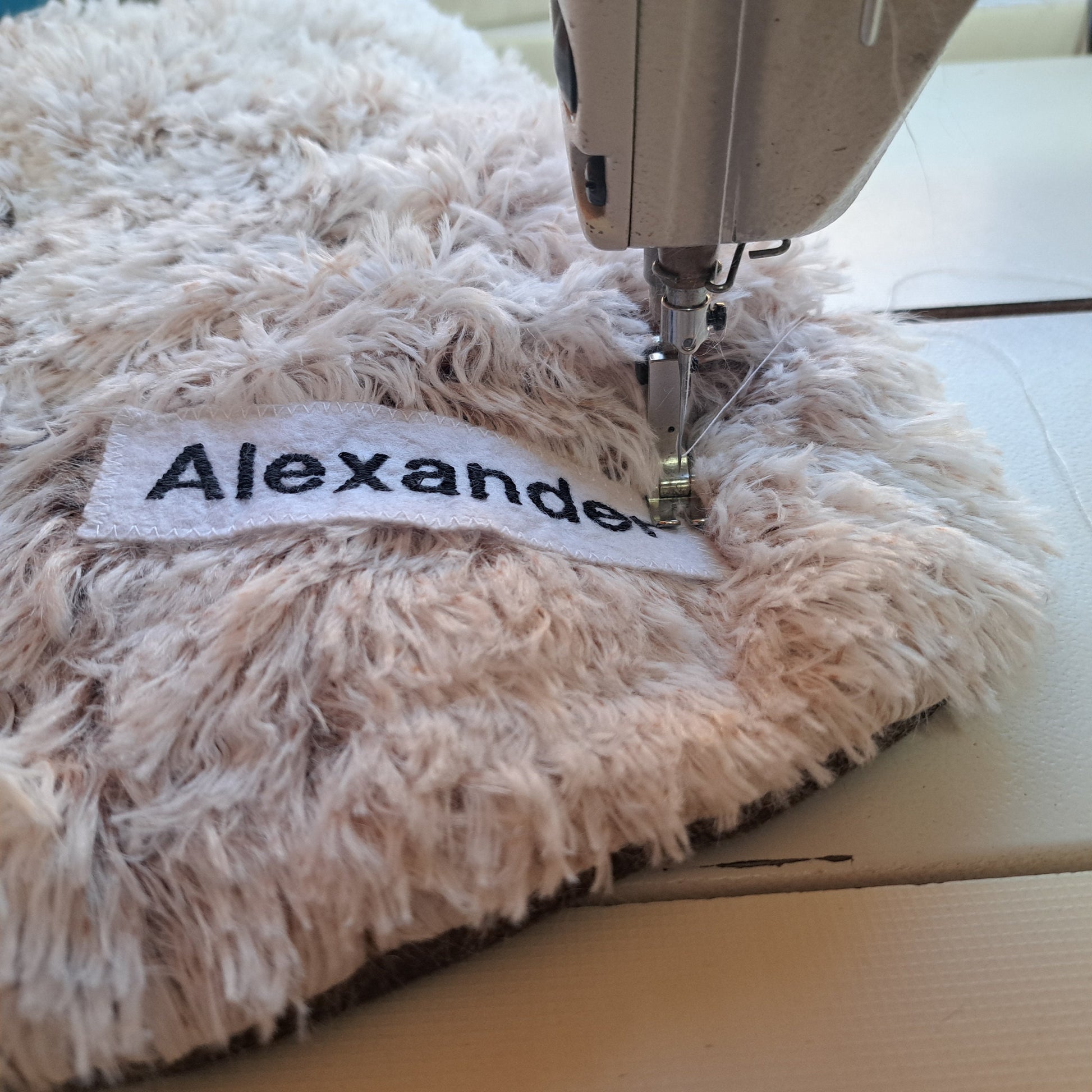 Handmade Plush Bear Pillow: Cozy Nursery Decor, Personalizable