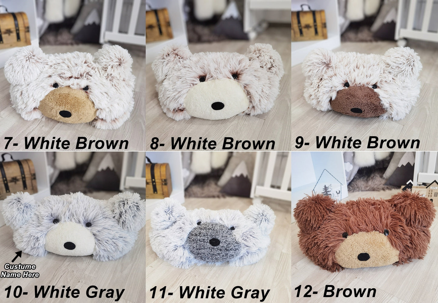 Handcrafted Panda Bear Pillow: Plush Nursery Decor