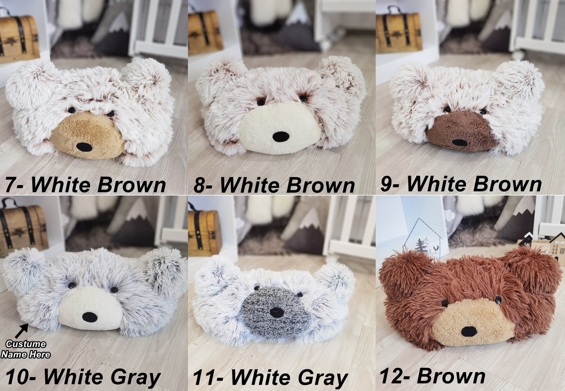 Handcrafted Panda Bear Pillow: Plush Nursery Decor