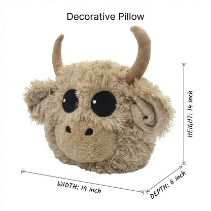 Highland Cow Storage Basket Farmhouse - DECORLINA