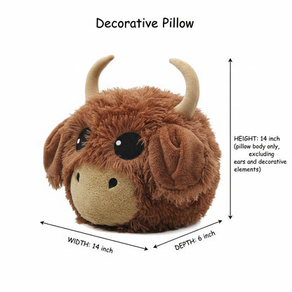 Highland Cow Farmhouse Nursery Rug - DECORLINA