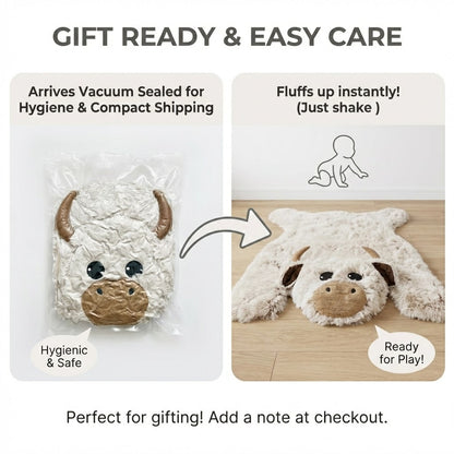 Farmhouse Cow Nursery Basket Storage