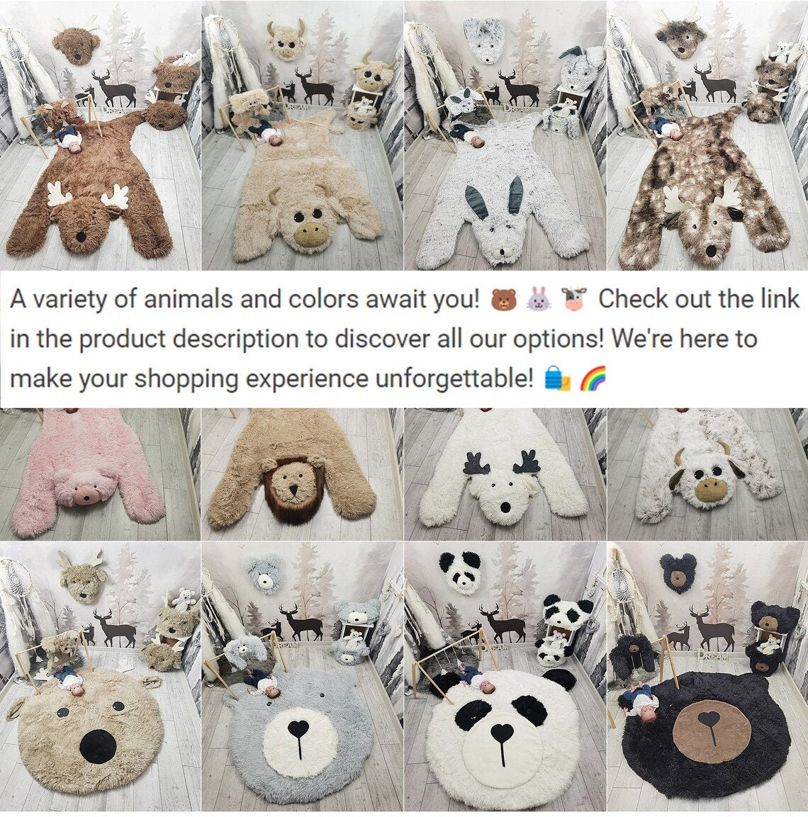 Custom Bear Toy Storage Basket: Minky Woodland Nursery Decor