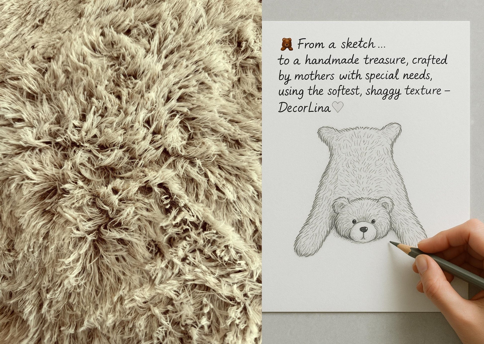 Woodland Bear Rug Personalized Baby Boy