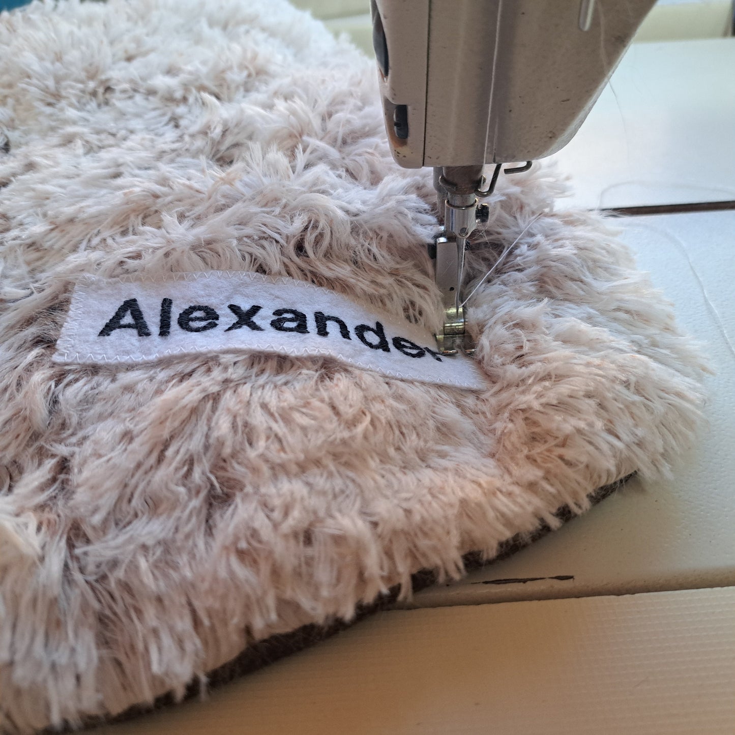Panda Bear Rug Shaggy Minky Personalized